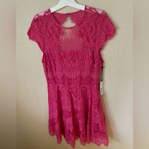 **NWT** size 10 hot pink BB Dakota dress